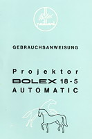 Gebrauchsanweisung Projektor Bolex 18-5 automatic - 1.0 Mb [pdf]